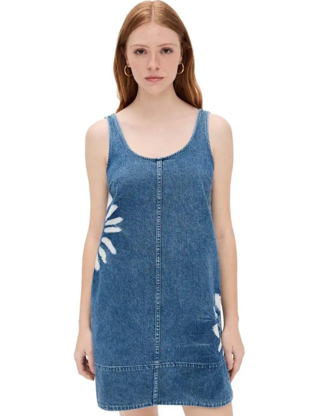 MADEWELL | Shibori Denim Shift Dress M - Picture 4 of 4